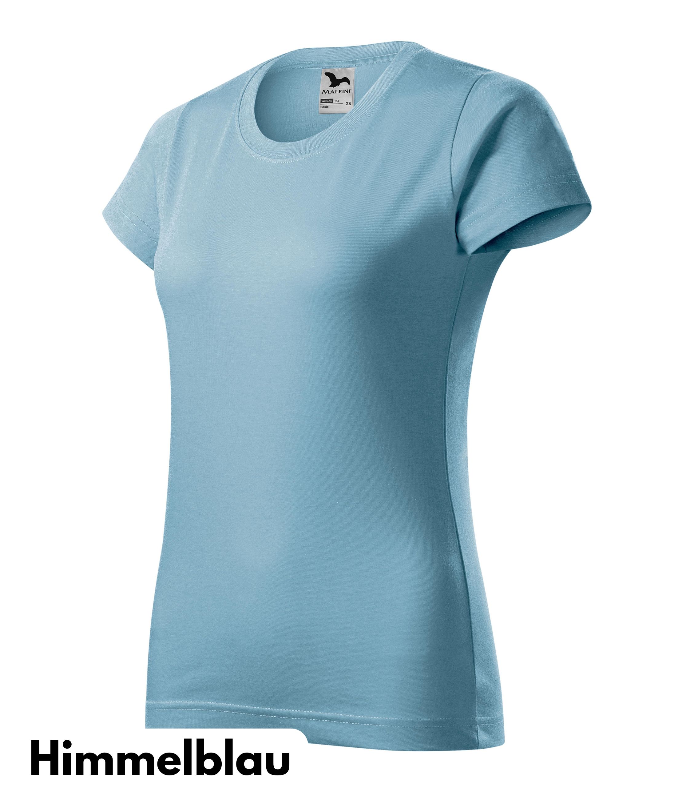 Damen Basic T-Shirt in 43 Farben – Bild 25