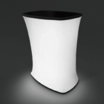 Werbetheke LED Textil quadratisch inkl. individuellem Druck und Aufbewahrungstasche