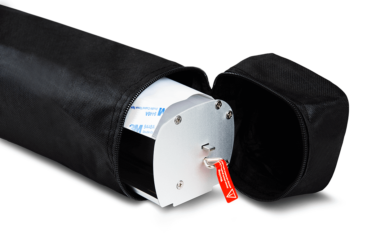 Standard Roll-up in 3 verschiedenen Breiten inkl. Druck und Aufbewahrungstasche – Bild 12