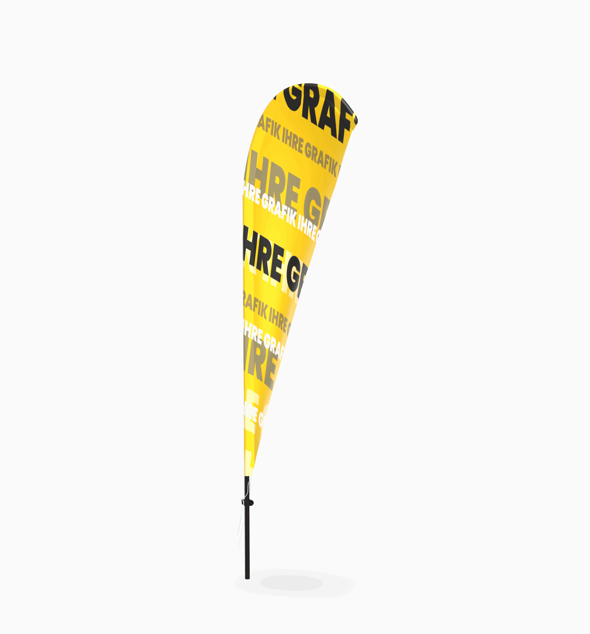 Beachflag Premium inkl. individuellen Druck, ohne Basishalterung – Bild 4
