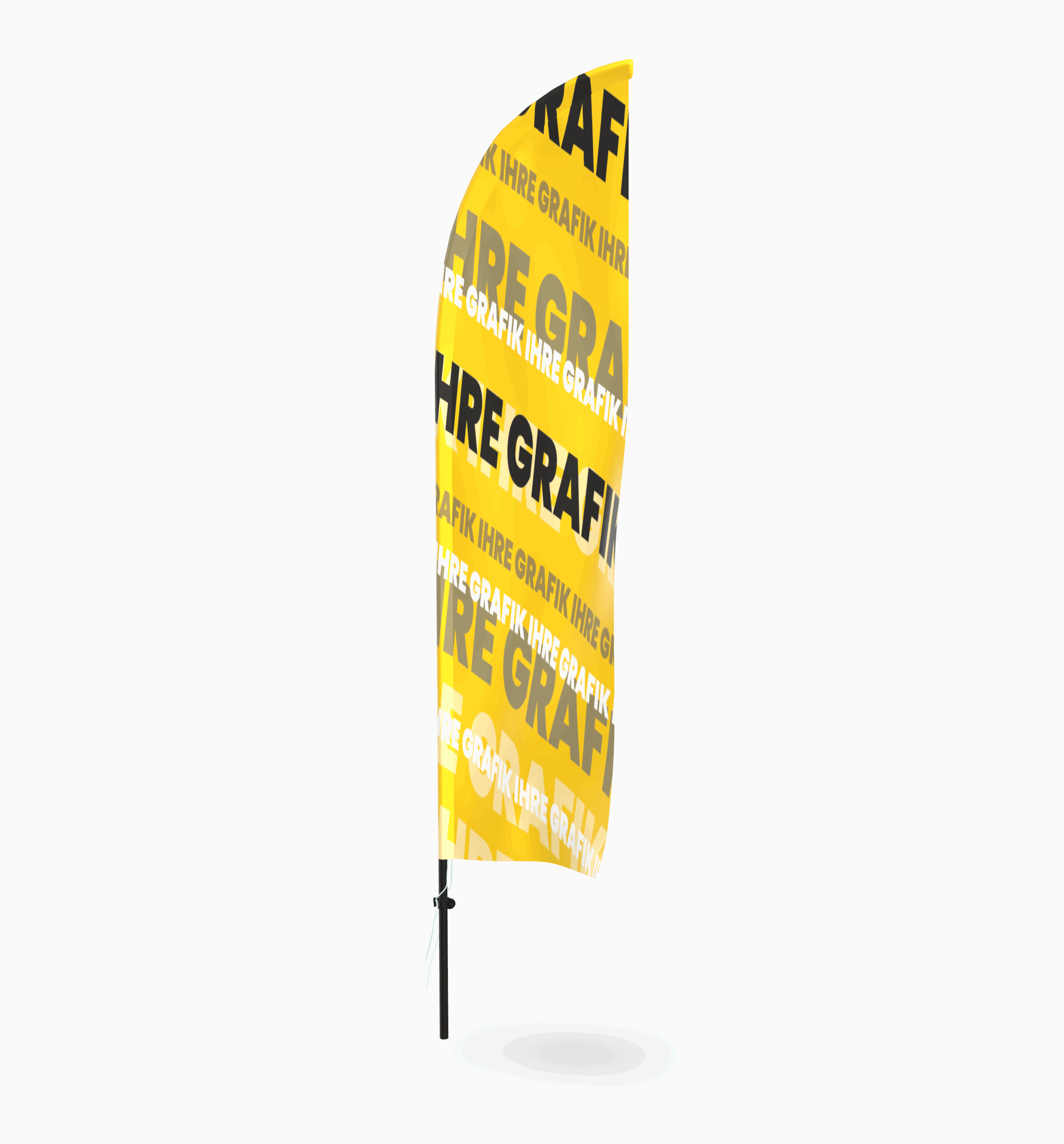 Beachflag Premium inkl. individuellen Druck, ohne Basishalterung – Bild 3