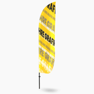 Beachflag Premium inkl. individuellen Druck, ohne Basishalterung